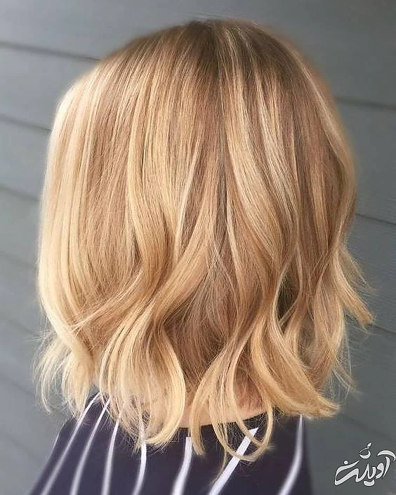 رنگ و مش کرم قهوه ای رنگ مو آمبره